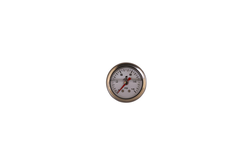 Aeromotive  15632 0-15 PSI Fuel Pressure Gauge