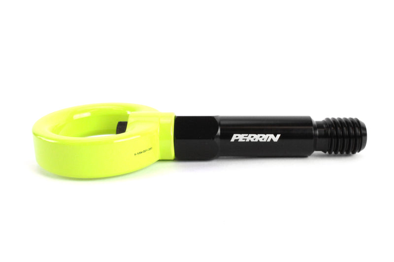 Perrin PTP-BDY-230NY 2020 fits Toyota Supra Tow Hook Kit (Front) - Neon Yellow