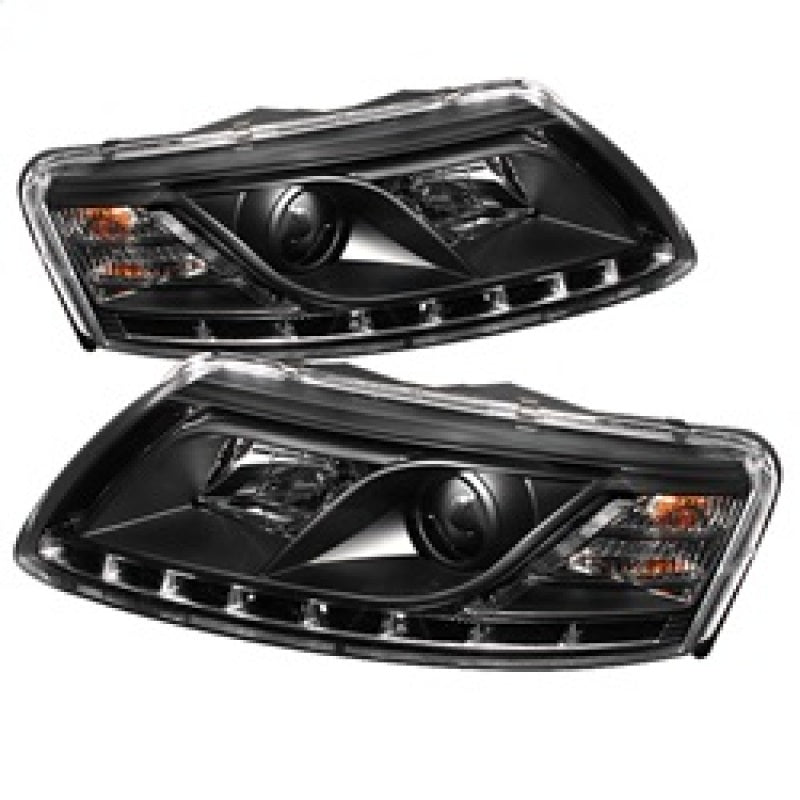 Spyder 5029416 fits Audi 05-07 A6 Projector Headlights Halogen Model Only - DRL