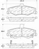 Stoptech 308.075 Street Touring Brake Pads