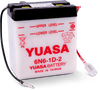 Yuasa YUAM2662B 6N6-1D-2 Conventional 6 Volt Battery