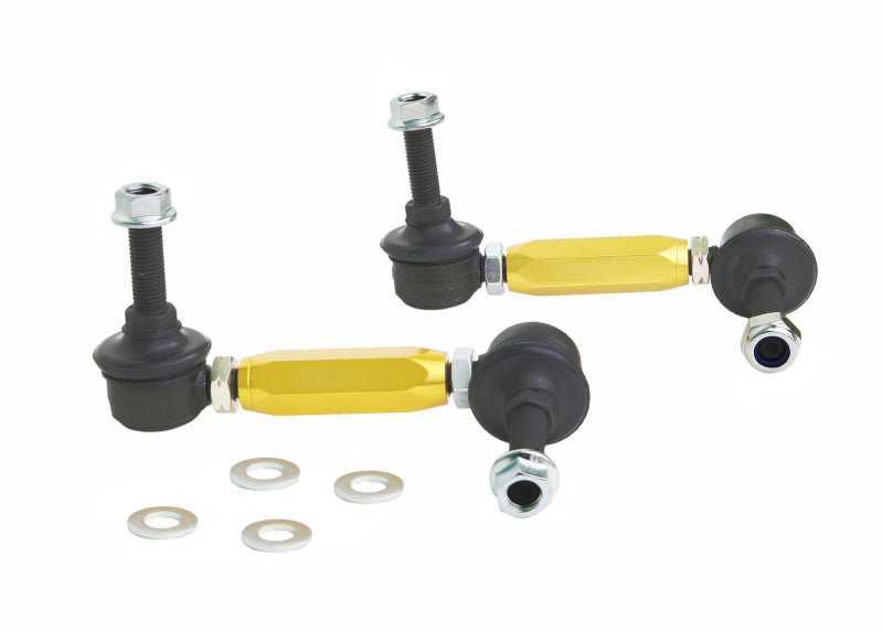 Whiteline KLC140-115 Universal Swaybar Link Kit-Heavy Duty Adj Steel Ball w/ 10mm Ball Stud