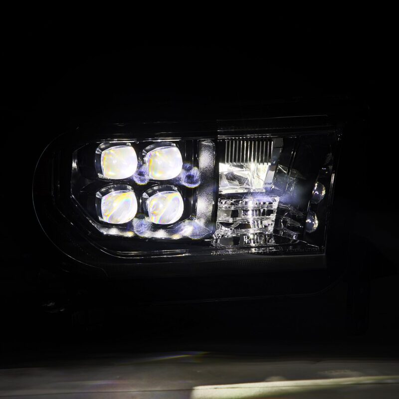 AlphaRex 880820 07-13 fits Toyota Tundra NOVA LED Proj Headlights Alpha-Black