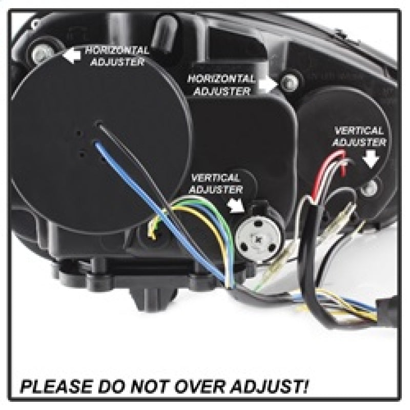 SPYDER 5017529 Volkswagen GTI 06-09/Jetta 06-09 Xenon/HID Model Only - DRL Black