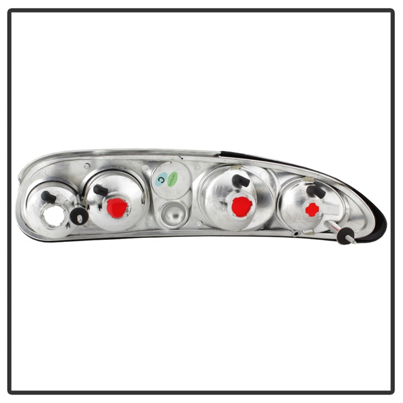 Spyder 5001207 fits Chevy 93-02 Camaro Euro Style Tail Lights Chrome ALT-YD-CCA