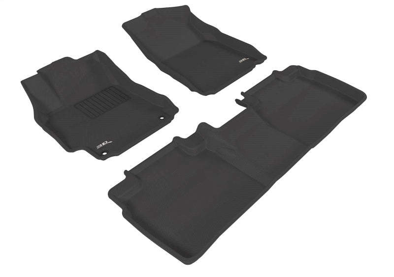 3D MAXpider L1TY08601509 2019-2020 fits Kia Forte Kagu 1st Row Floormat - Black