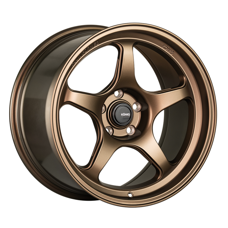 Konig HP98514258 Hyperspec 18x9.5A 5x114.3 ET25 Matte Bronze Wheel (Knurled Bead)