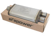 AFE 49M00009 rce XP SS Muffler 2.5in Center Inlet / 2.5in Dual Outlets 18in L x