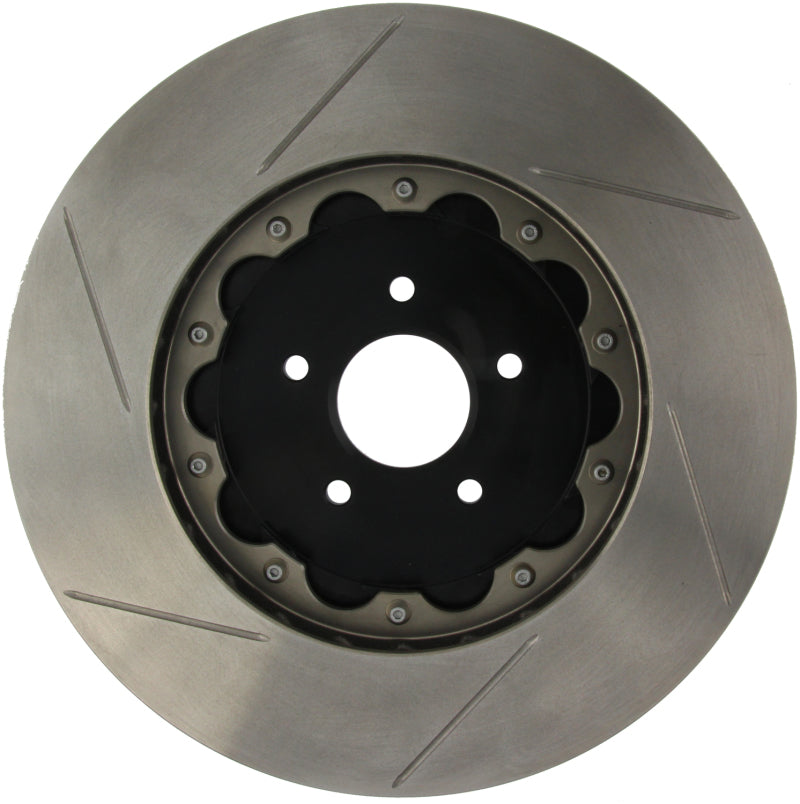 Stoptech 129.42104.13 09-11 Nissan GT-R Front Left Slotted Bare Iron 380x34mm AeroRotor Kit