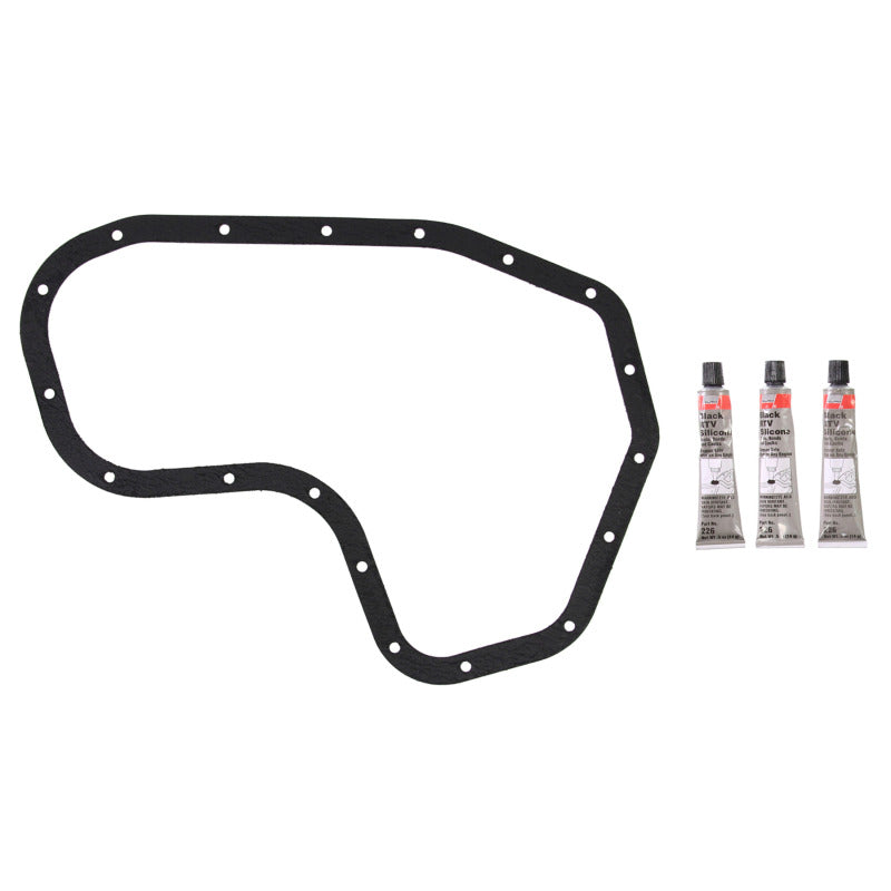 Fel-Pro OS30770 fits Toyota Highlander Engine Oil Pan Gasket Set High-Temperature Rubber-Coated Fiber