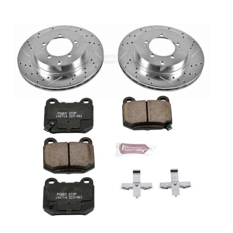 PowerStop K156 fits Mitsubishi 03-06 Lancer Rear Z23 Evolution Sport Brake Kit