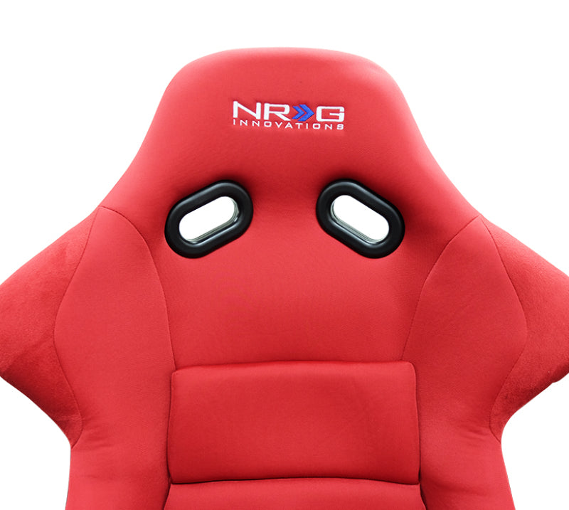 NRG FRP-300RD FRP Bucket Seat (Red Cloth) - Large