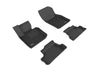 3D MAXpider 2014-2017 fits Kia Rio/Rio5 Kagu 2nd Row Floormats - Black