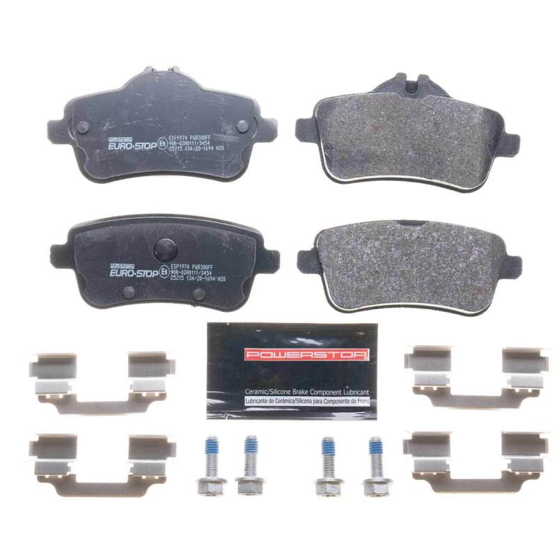 PowerStop fits Mercedes-Benz 12-15 ML350 Euro-Stop ECE-R90 Rear Brake Pads
