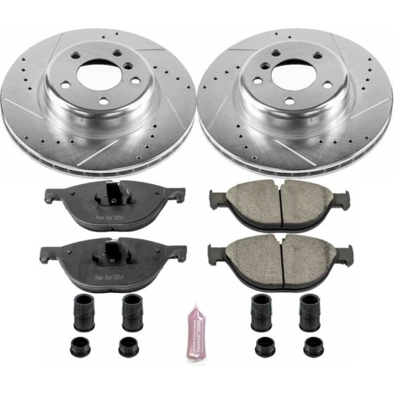 PowerStop K7162 fits BMW 12-13 528i Front Z23 Evolution Sport Brake Kit