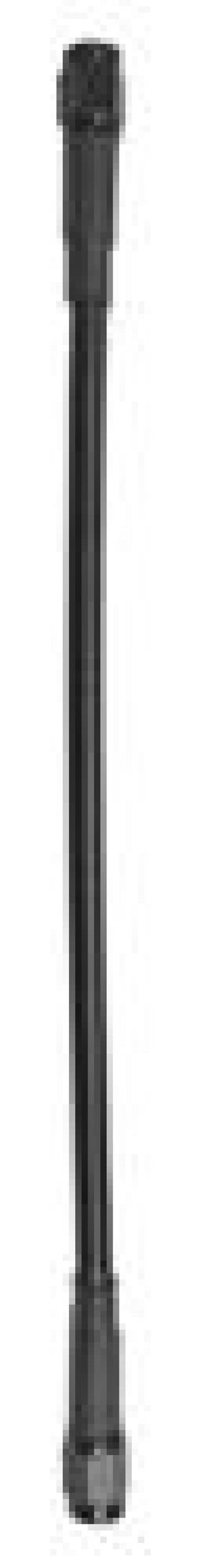 Fragola 312012-BL -3AN Ext Black Covered Assembly Straight x Straight 12in