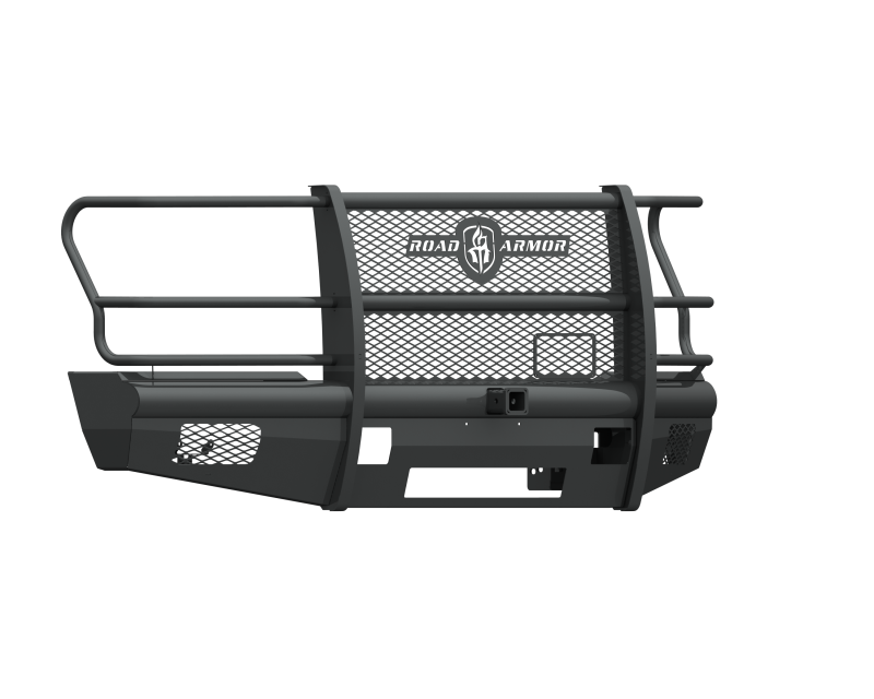 Road Armor 617VF26B 17-20 fits Ford F-250 Vaquero Front Bumper Full Guard 2in Receiver - Tex Blk
