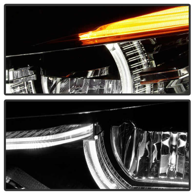 Spyder 9948534 fits BMW F30 3 Series 4Dr LED Projector Headlights Chrome PRO-JH