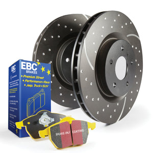 EBC S5KF1664 Stage 5 Kits Yellowstuff and GD Rotors