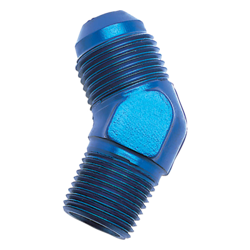 Russell 660770 Performance -4 AN to 1/4in NPT 45 Degree Flare to Pipe Adapter