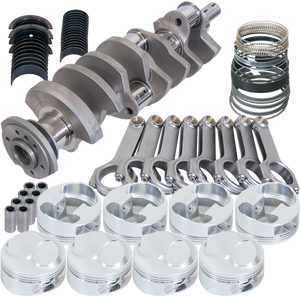 Eagle 357264625 fits Chevy 502 4.250in Counterweight Crank 6.535in H-Beam 46cc 4.625in Pistons Rotating Assembly