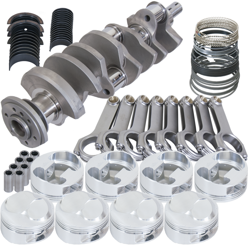 Eagle 357264600 fits Chevy 502 4.250in Counterweight Crank 6.535in H-Beam 46cc 4.600in Pistons Rotating Assembly