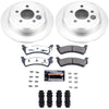 Power Stop 93-98 Jeep Grand Cherokee Rear Z36 Coated Truck & Tow Brake Kit