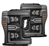 AlphaRex 880325 17-19 fits Ford F-250/350/450 SD NOVA-Series LED Proj Headlig