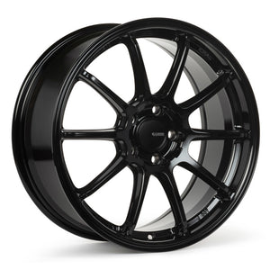 Enkei 543-895-8045BK TRIUMPH 18x9.5 5x100 45mm Offset Gloss Black Wheel