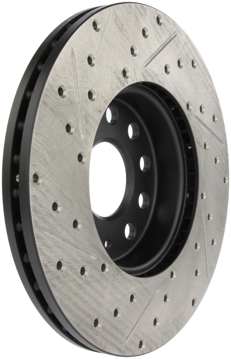 Stoptech 127.33110L Slotted & Drilled Sport Brake Rotor
