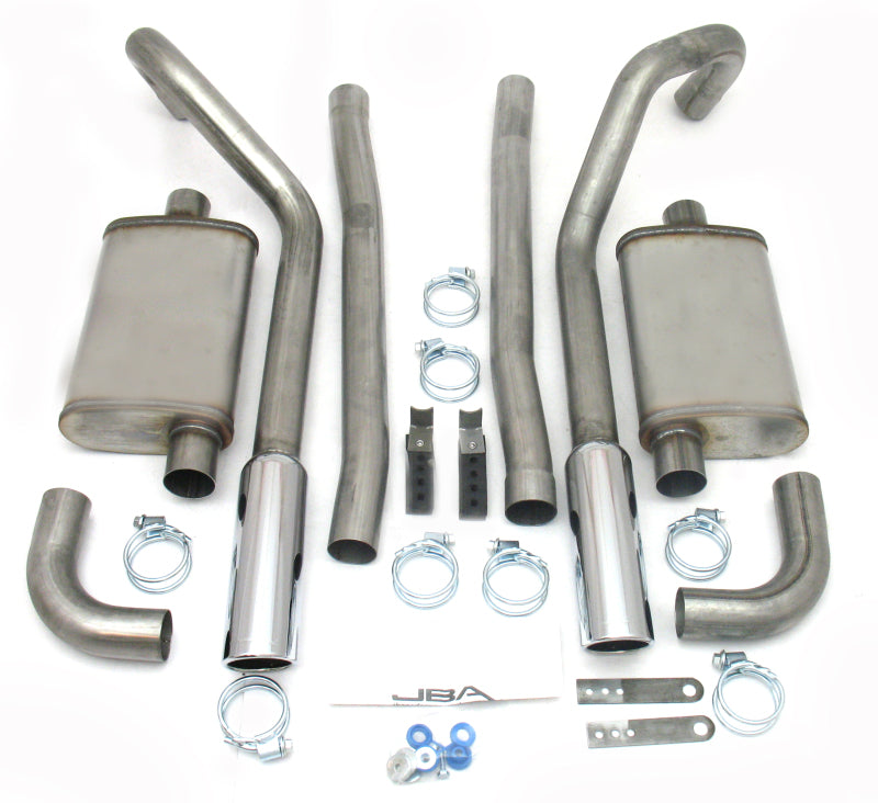 JBA 40-2655 65-70 fits Ford Mustang 260-428 409SS Dual Under Rear Valance Header Back Exhaust