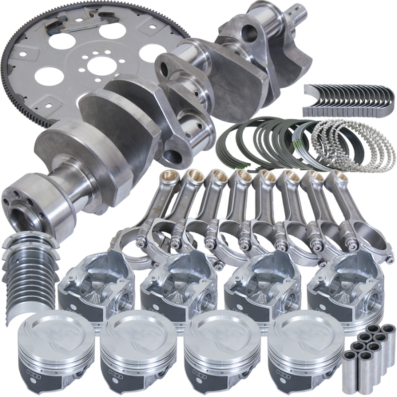 Eagle B13554L04068 fits Chevy LT1350 1Pc 3.750in Crank 5.700in I-Beam Rods 4.040in Pistons 168 Tooth FP Bal Assembly