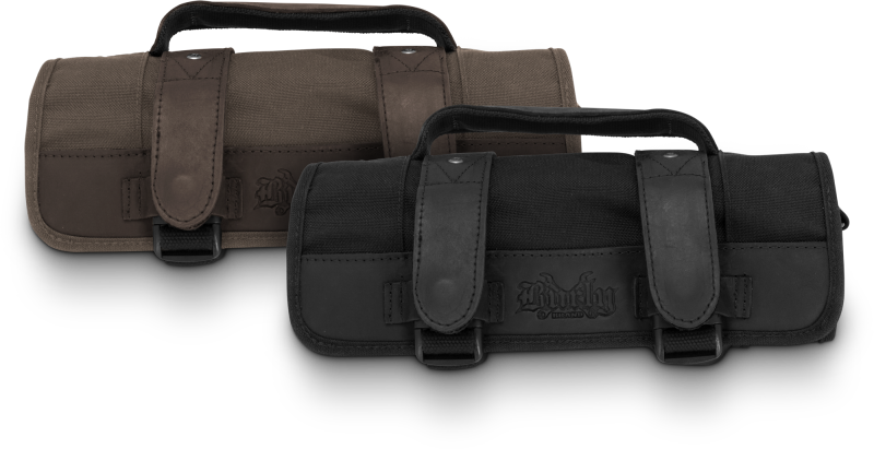 Burly B15-1030D Brand Voyager Tool Roll - Dark Oak