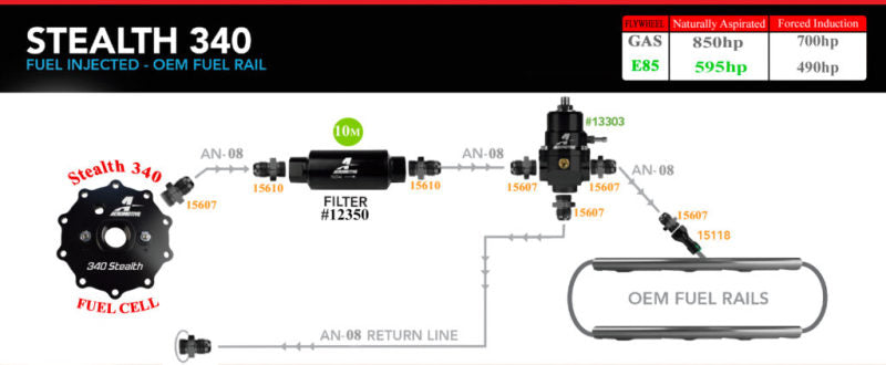 Aeromotive  18664 15g 340 Stealth Fuel Cell