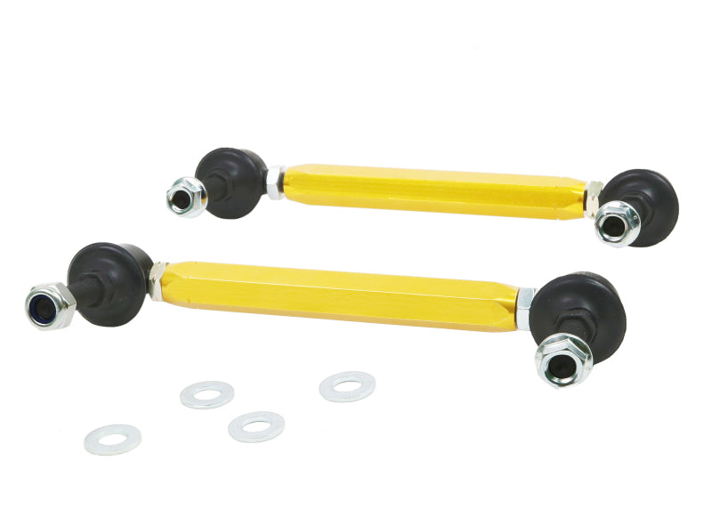 Whiteline KLC140-195 Universal Swaybar Link Kit-Heavy Duty Adj Steel Ball w/ 10mm Ball/Ball