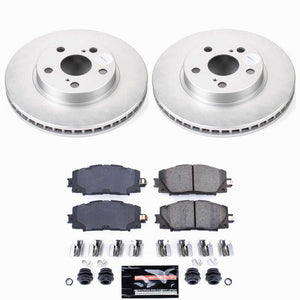 Power Stop 11-17 Lexus CT200h Front Z23 Coated Brake Kit