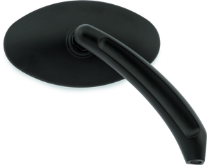 Bikers Choice 488748 65-Up Black Oval Mirrors Custom Pair