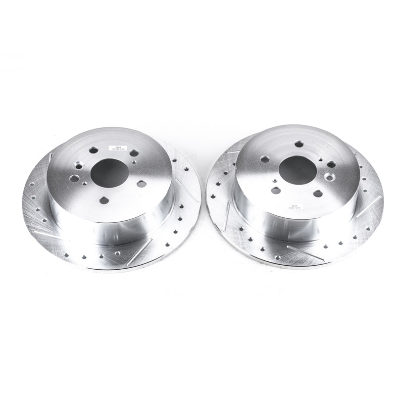 PowerStop fits Toyota 09-16 Venza Rear Evolution Drilled & Slotted Rotors - Pair
