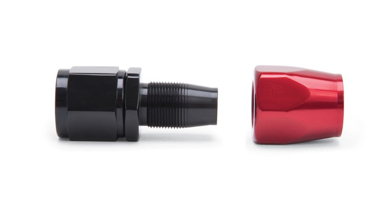 Russell 615530 Performance 2-Piece -8 AN Full Flow Swivel Hose End Sockets (Qty 2) - Polished and Red