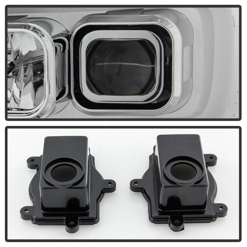 Spyder 5086235 fits Chevy 07-14 Suburban/Tahoe V2 Projector Headlights LED Turn