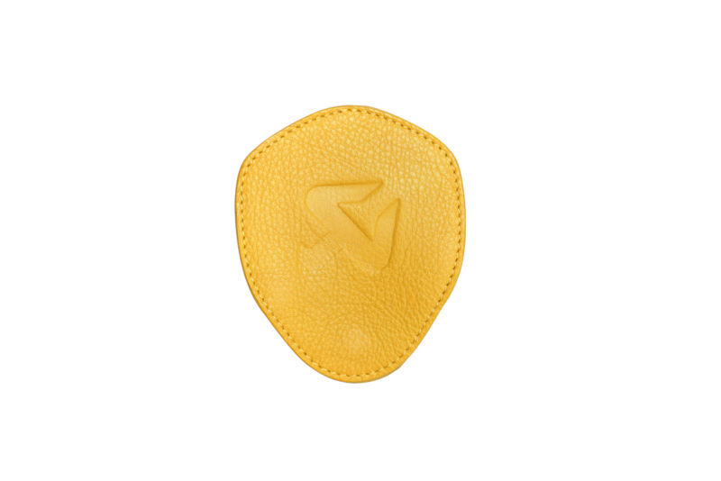 Akrapovic 801727 Leather Headphones Case - Yellow