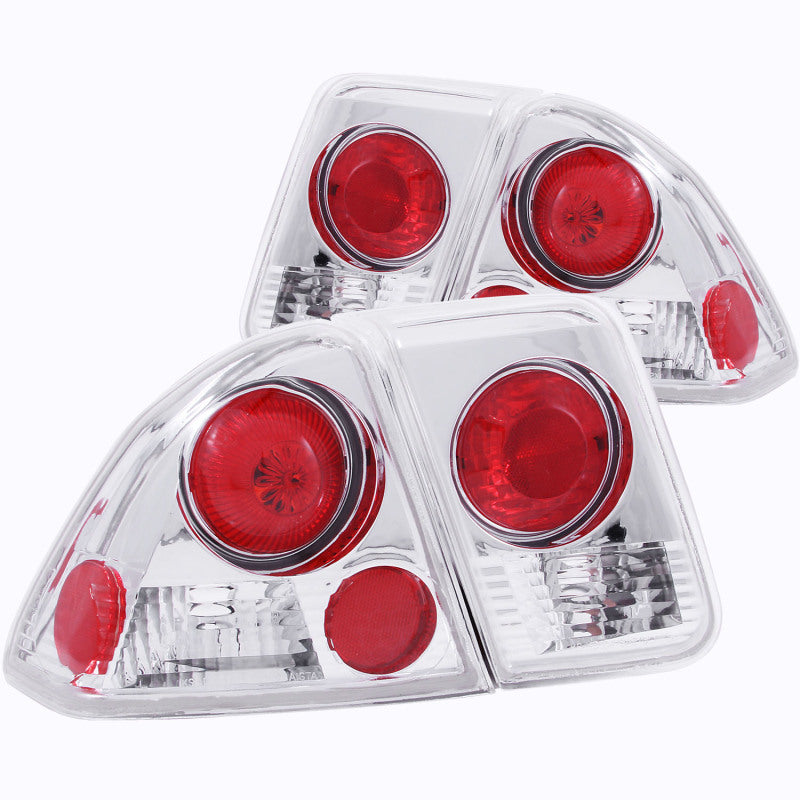 ANZO 221047 2004 fits Honda 01-20 Civic Taillights Chrome