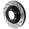 Wilwood 6x5.5 SRP Drilled & Slotted Black Electro Coat Rotor LH