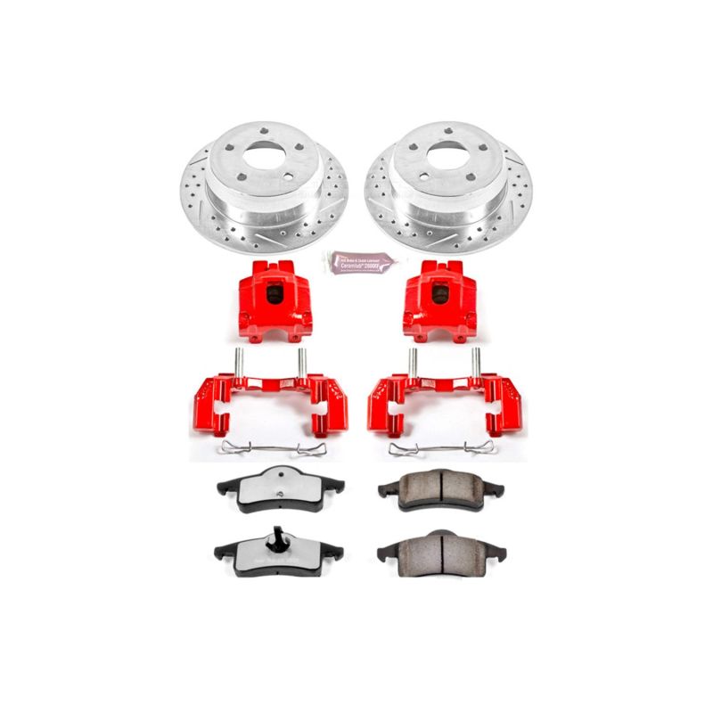 PowerStop fits Jeep Grand Cherokee Rear Z36 Truck & Tow Brake Kit w/Calipers