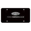 fits Ford Racing M-1828-LB Black Stainless Steel Marque Plate