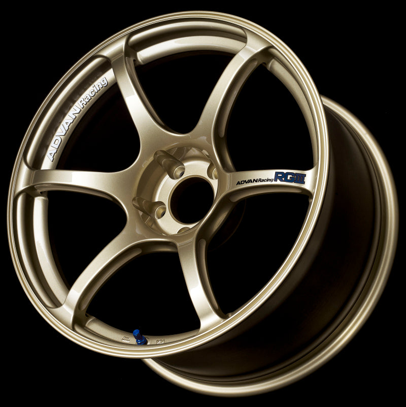 Advan YAR7I45EZ RGIII 17x9.0 +45 5-114.3 Racing Gold Metallic Wheel