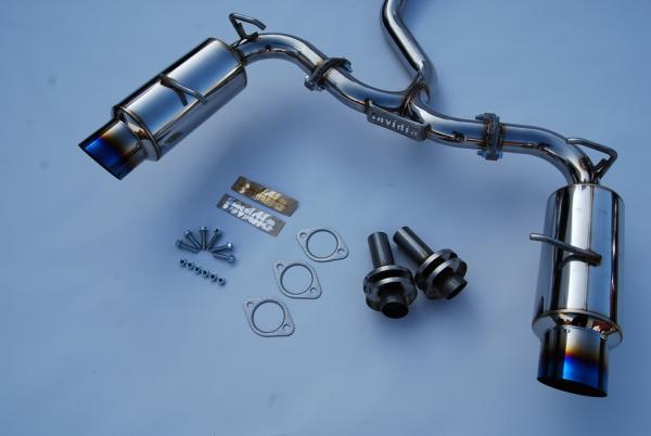 Invidia HS12SSTGTT 12 fits Scion FRS/BRZ 60mm N1 Ti-Tip Cat- Back Exhaust