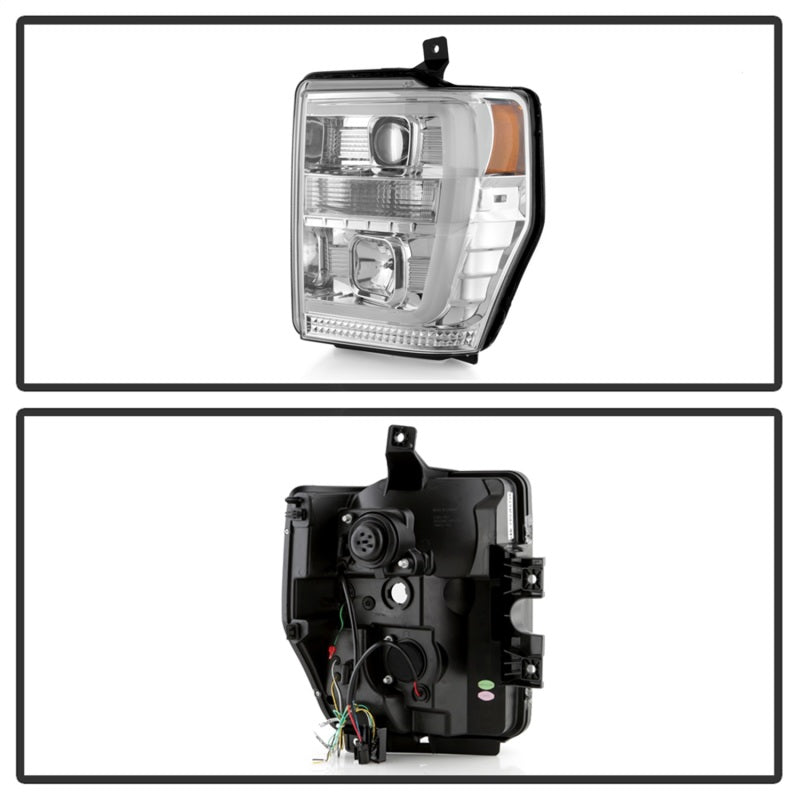 Spyder 5087744 fits Ford 08-10 F-250/350/450 V2 High-Power LED Headlights-Switc