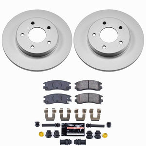 Power Stop 94-96 Cadillac DeVille Rear Z23 Coated Brake Kit
