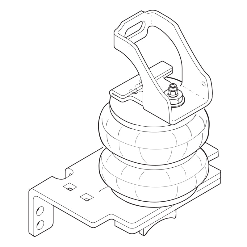 Firestone 2398 Ride-Rite Air Helper Spring Kit Rear fits Ford 05-07 F250/F350 2WD (W217602398)